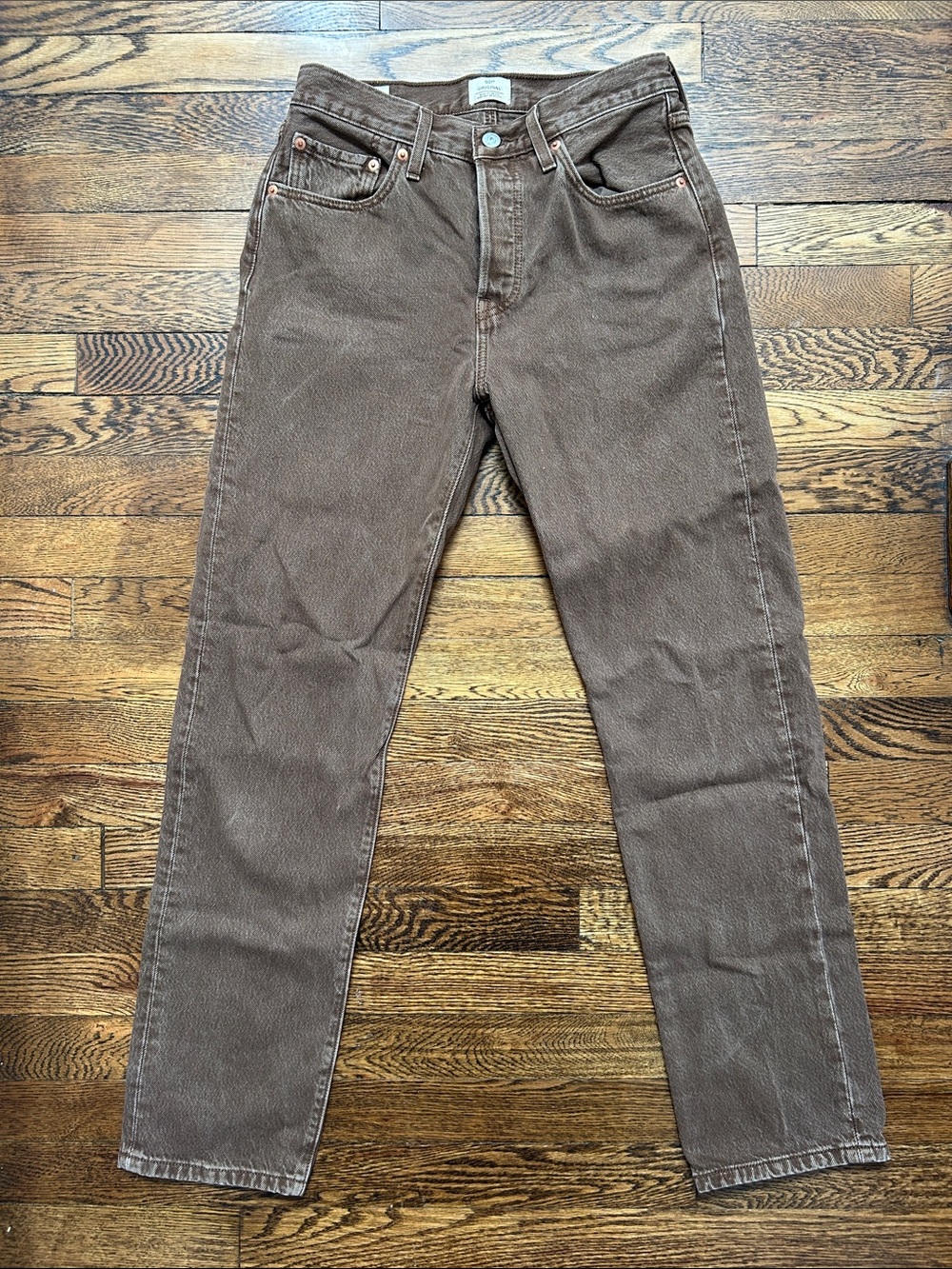 Levi's Women's Straight Leg Jeans in Brown